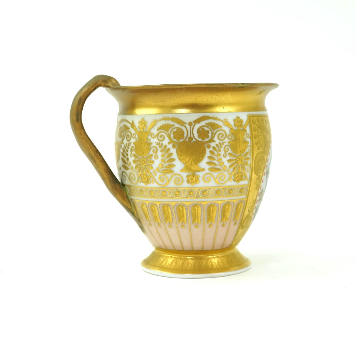 A KPM Berlin imitation micro-mosaic cabinet cup, c.1817-23